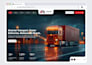 design trucking logistics dispatch freight broker cargo transport website